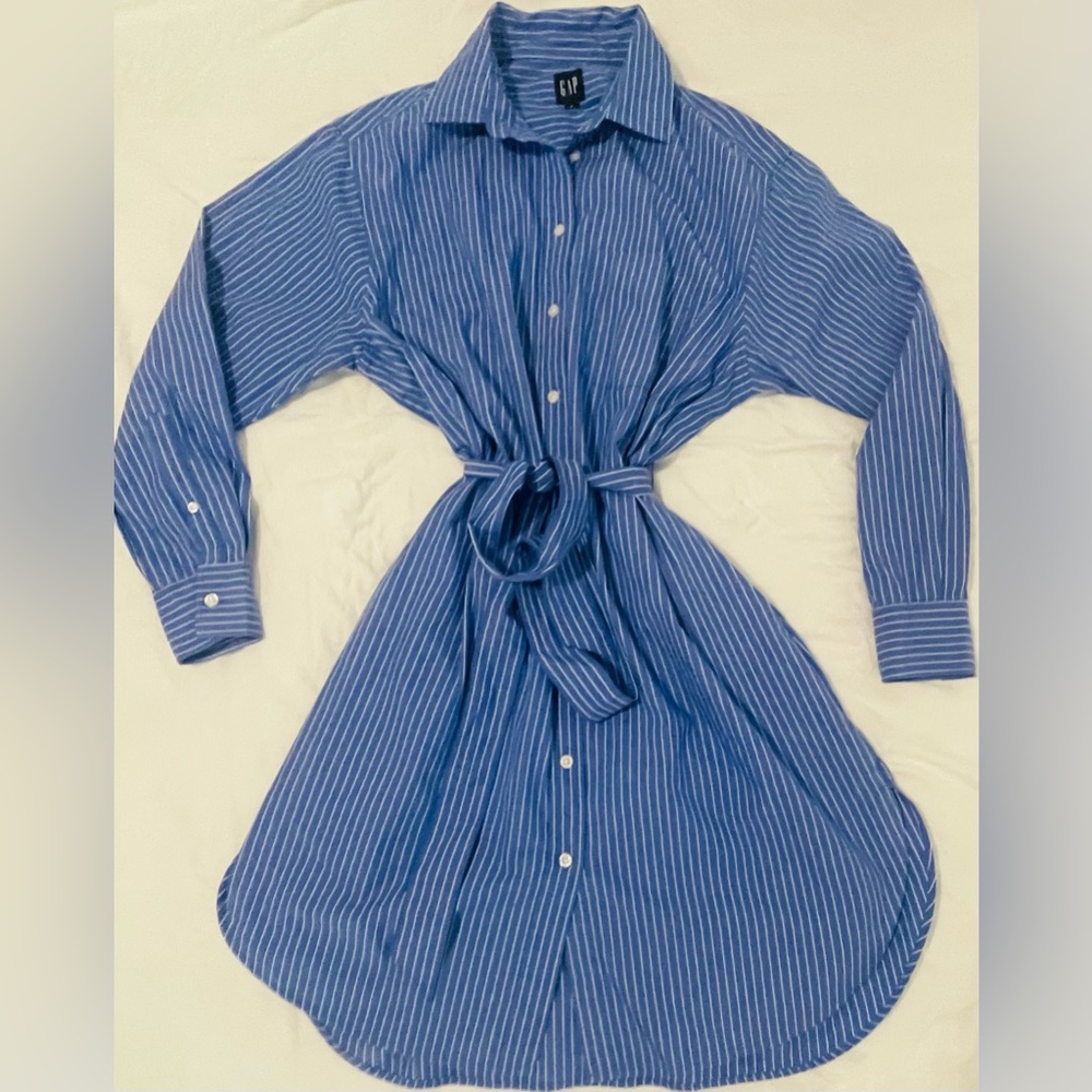 Gap Wrap Shirt Dress Womens Size Small